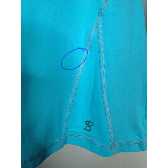 Sofibella Long Sleeve Blue Raglan Sleeve Long Sleeve Top Tennis Pickleball Golf - Picture 7 of 8